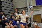 VB vs WSU  Wheaton Women's Volleyball vs Worcester State University. - Photo by Keith Nordstrom : Wheaton, Volleyball